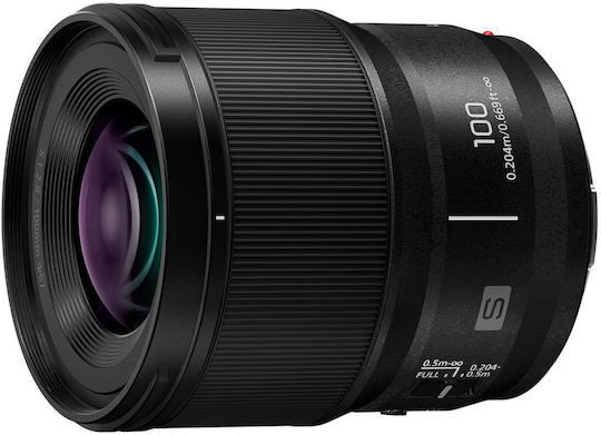 Panasonic Cadru complet Obiectiv Foto Lumix S 100mm f/2.8 Macro pentru Montura Leica L Black