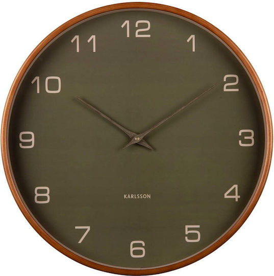 Karlsson Ceas De Perete Verde Ø40cm