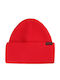 Kids Beanie Knitted Red
