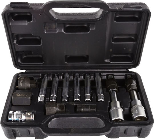 Set Keys Alternator Shafts Geko 13 Pieces