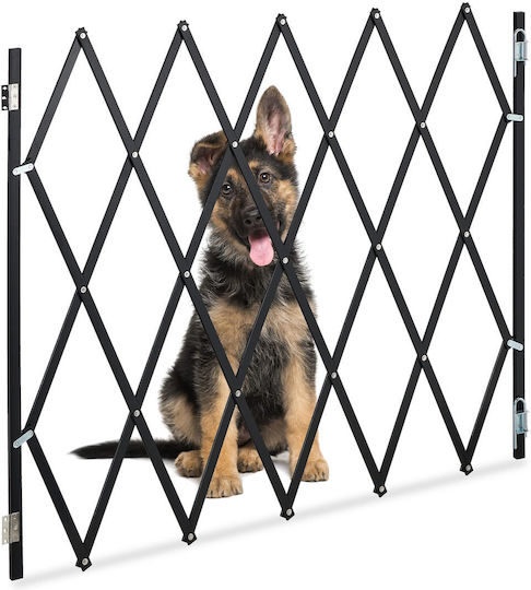 Relaxdays Relaxdays Hundetore in Schwarz 130 x 22cm