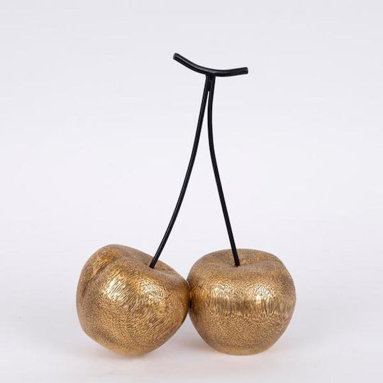 Decorative Cherry Polyresin Gold Black 18.5x9.3x24.4cm 14166 752-28604