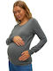 Mamalicious Maternity Top grey