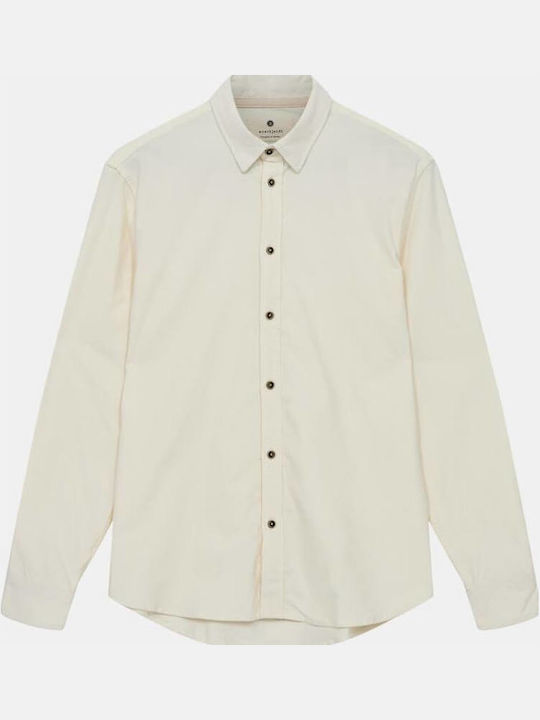 Anerkjendt Long-sleeved Corduroy Shirt White