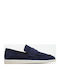 Men's Suede Moccasins Blue