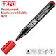 +Efo Permanent Marker 3mm Red