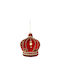 Xmas Weihnachtsbaumschmuck Krone Kunststoff Rote 12cm