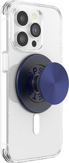 Popsockets Popgrip Кръгъл Magsafe Включва Адаптер Пръстен Magsafe Разширяема Основа Грип Сменяем Връх Калъфи за Смартфони Алуминий Френски Флот