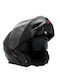 ZN-918 Matt Black Motorcycle Helmet Flip-Up ECE 22.06 1650gr with Sunvisor