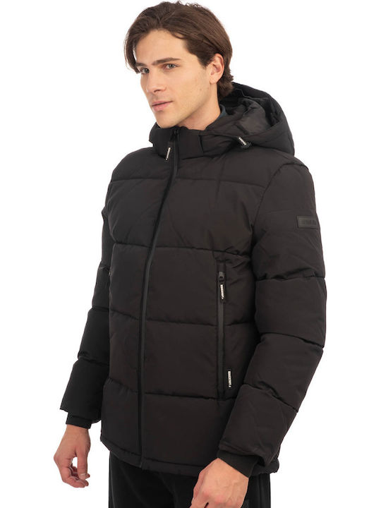 Jachetă de Iarnă Puffer Negru
