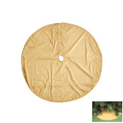 Christmas Tree Skirt Fabric Beige