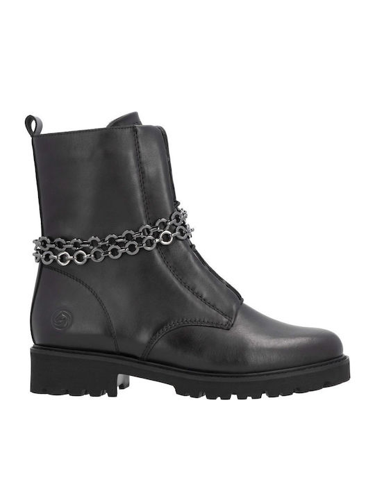 Ghete dama din piele Negru