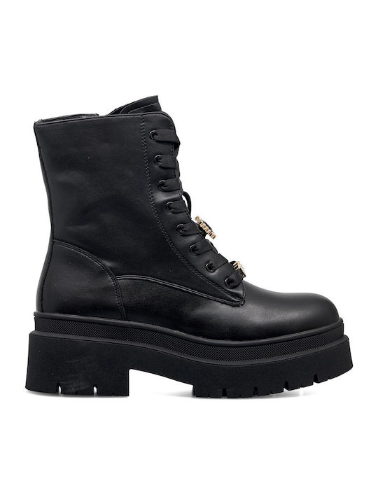 Stiefeletten Damen Schwarz