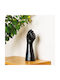 Koart Decorative Vase Lena Black 7.8x23.5cm