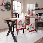 Teoran Christmas Tablecloth Runner Fabric L45xW...