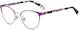 Kate Spade Παιδικός Μεταλλικός Σκελετός Γυαλιών Cat Eye Μωβ