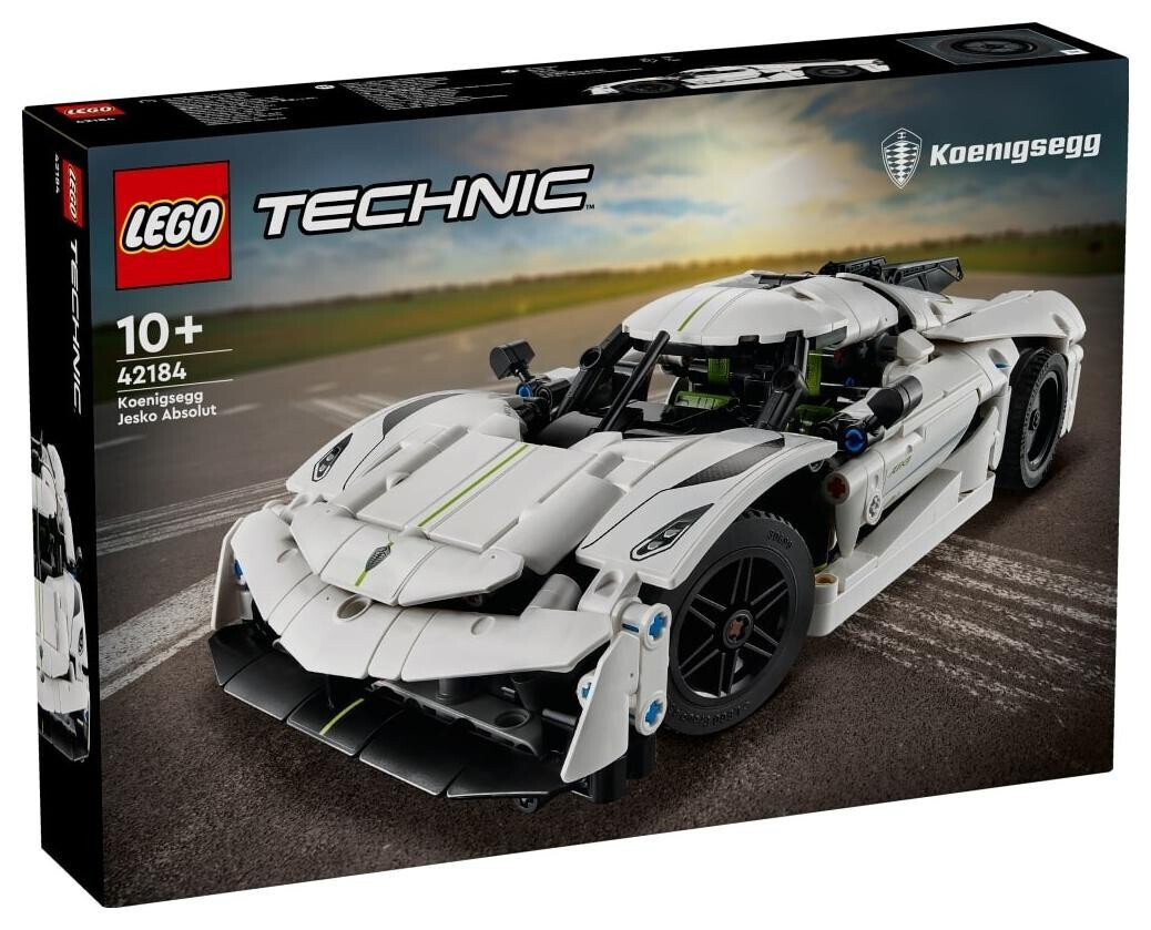 LEGO Technic Alb Koenigsegg Jesko Absolut Hypercar pentru 10+ Ani