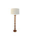 Floor Lamp H170xW24cm. Brown