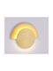 Luma Modern Lamp Wall with Integrated LED and Warm White Light Gold 25cm