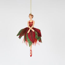 Eurolamp Christmas Figure Ballet dancer Red