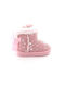 Yoshino Kids Leather Boots Pink