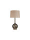 InTheBox Crystal Table Lamp with Beige Shade and Transparent Base