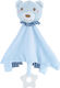 FreeOn Baby Comforters Free2play Teddy Bear Blue