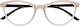 Silac Reading Glasses +2.50 in Beige color