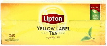 Lipton Black Tea Label 25 Bags