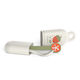 Suavinex Baby Cutlery Set On The Go made of Plastic in Case Gray 3pcs