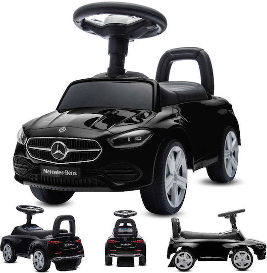 Sun Baby Mercedes C-Class Mașină Ride On Pentru 12+ Luni Neagră