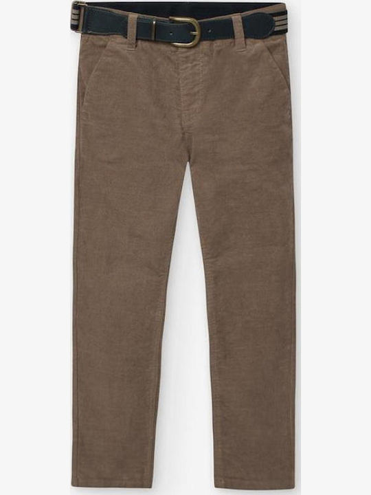 Kinder Schlaghose Cord Dark Beige