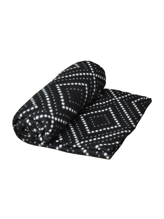 Sidirela Κουβέρτα Fleece Ημίδιπλη 190x220εκ. Μα...