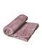 Sidirela Blanket Fleece Single 150x220cm Dusty Pink