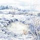 Decoupage Napkin 1 Piece Frozen Landscape