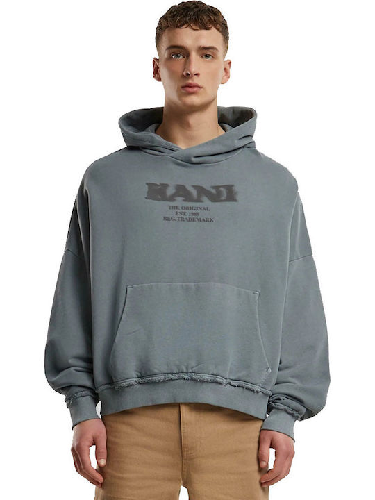 Retro Sweatshirt mit Kapuze Black