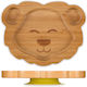 Relaxdays Kinderteller aus Bambus Beige