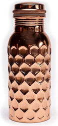 Copper Bottle Χάλκινο Μπουκάλι Νερού Σφυρήλατο 500ml