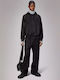 String Jacke Wasserdicht Black
