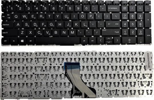 Laptop Keyboard HP 250 G7 Product Number 6BP22EA L14603-151 Greek No Frame Layout Keyboard OEM Code 40549GRNOFRAME