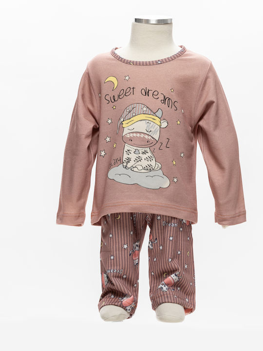 Galaxy Детска пижама Зимна Pink
