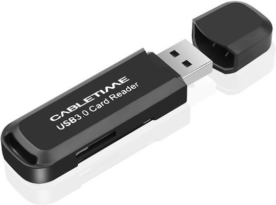 Cabletime Card Reader USB 3.0 για SD/microSD