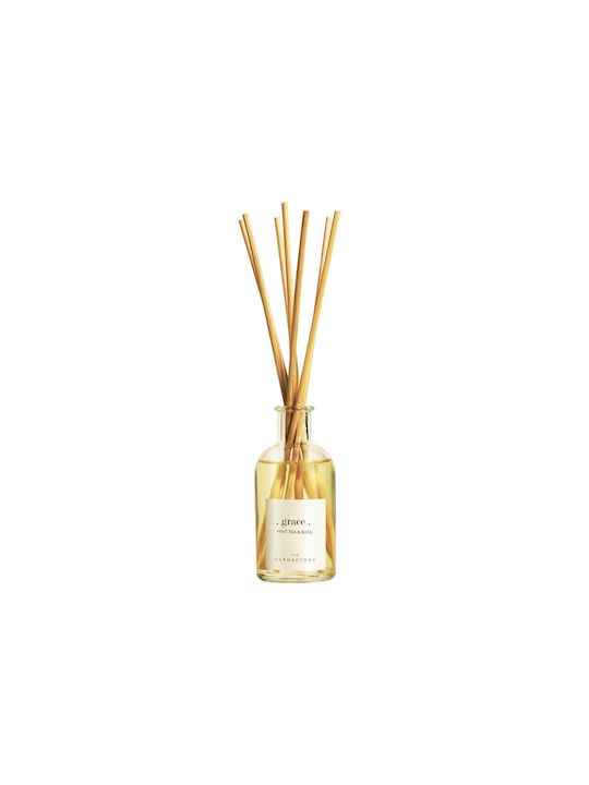 Bețișoare parfumate pentru cameră 100ml Ceai de Mentă & Busuioc Difuzor Grace Olphactory