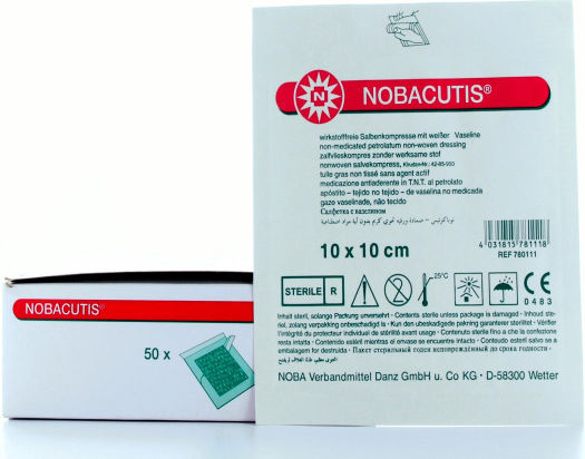 Nobamed Αποστειρωμένη Γάζα 7.5x7.5cm 1τμχ
