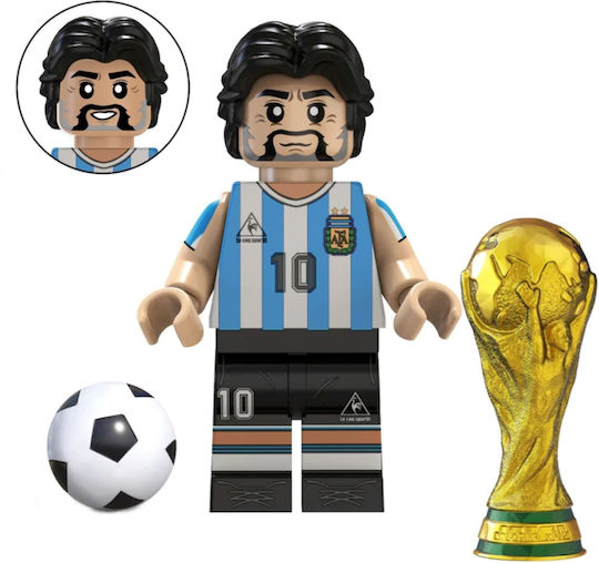 Kopf-Toy Ποδόσφαιρο: Diego Maradona Argentina Φιγούρα Δράσης
