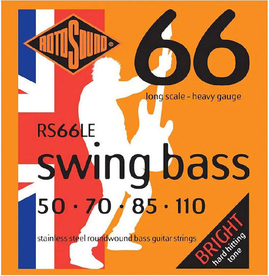Rotosound Swing Σετ Χορδών Stainless Steel Μπάσου 50 - 110"