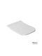 Bianco Ceramica Plastic Soft Close Toilet Slim Seat White