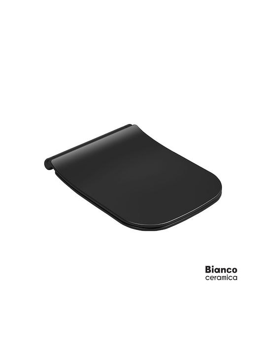 Bianco Ceramica Plastic Soft Close Toilet Slim ...
