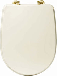 5Five Plastic Toilet Seat Beige 36cm 5Five Plastic Toilet Seat Beige 36cm