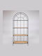 Bibliothek Schwarz 70x28x161cm